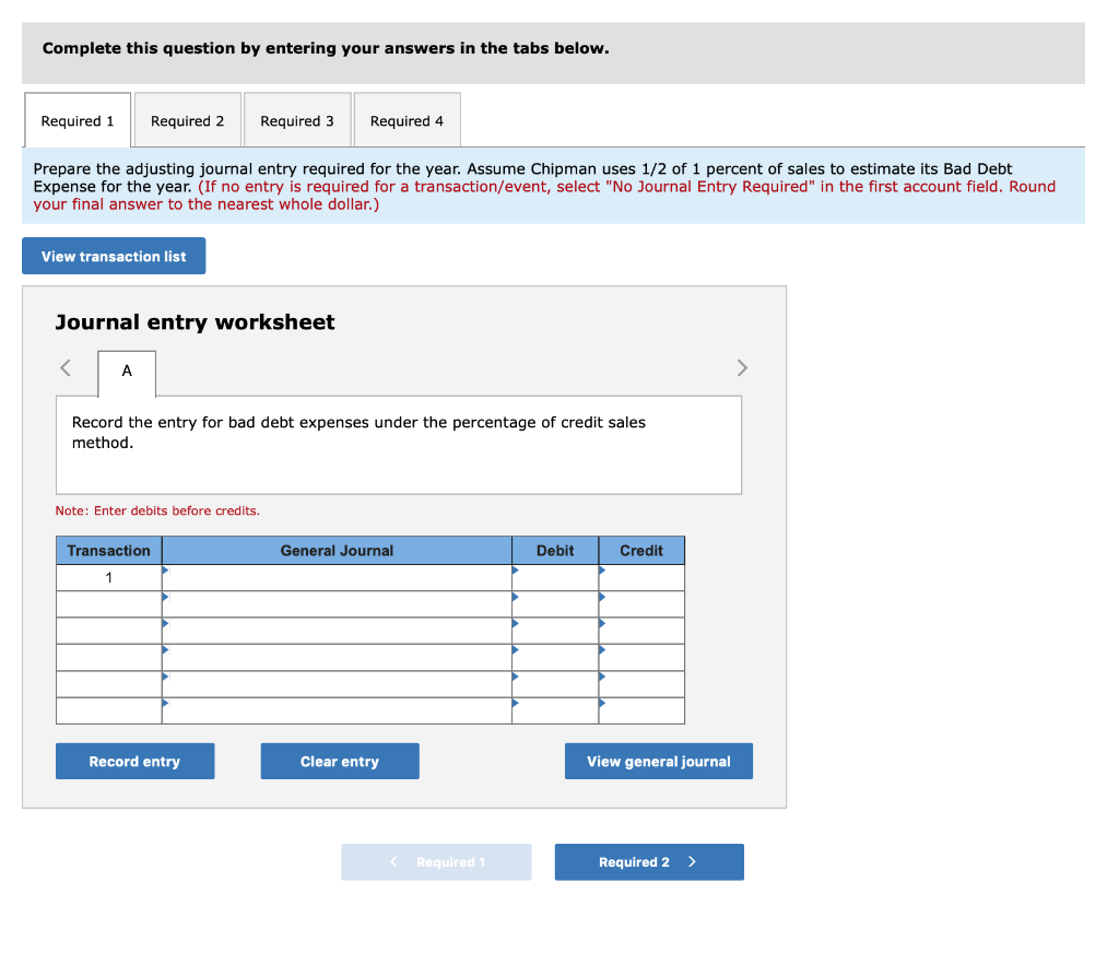 trial balance at its year-end: Debits $3,800 Credits Accounts Receivable Allowance for