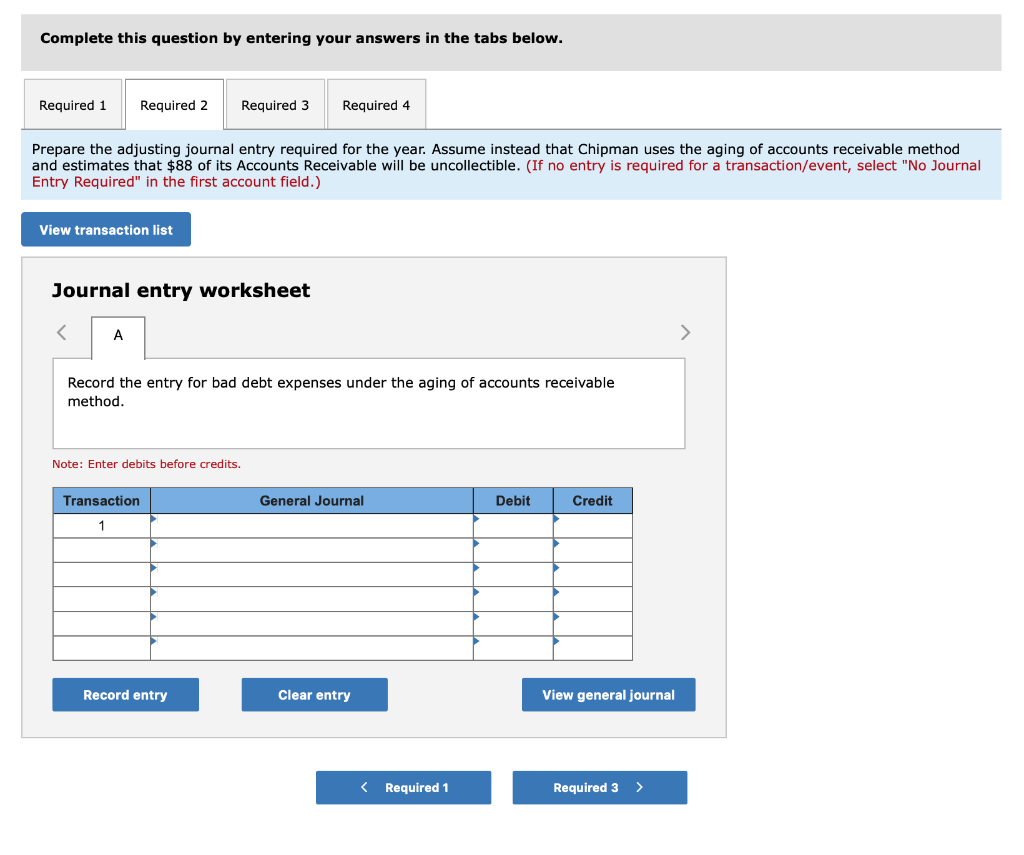Doubtful Accounts Sales (assume all on credit) 30 52,000 20 points Required