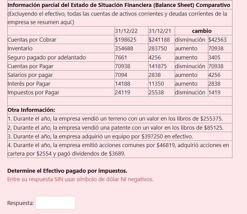 le siguen. \begin{tabular}{|c|c|c|} \hline \multicolumn{3}{|l|}{ EMPRESAS XYZ } \\ \hline \multicolumn{3}{|l|}{ Estado