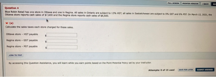  FULL SCREEN PRINTER VERSION BACK NET Question 4 Blue Robin Retail