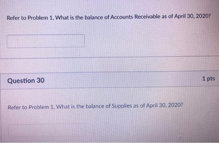 for three years. During April 2020, Outz completed the following transactions in