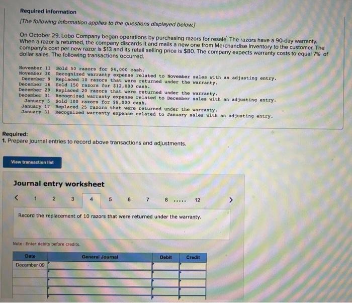 a 90 -day warranty When a razor is returned, the company discards