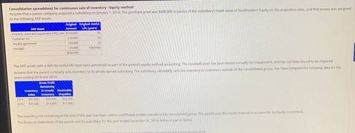  here he the first picture again Consolidation spreadsheet for continuous sale