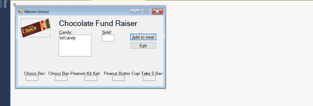 Visual Basics Chapter 9 Ex 6 In this exercise, you will modify