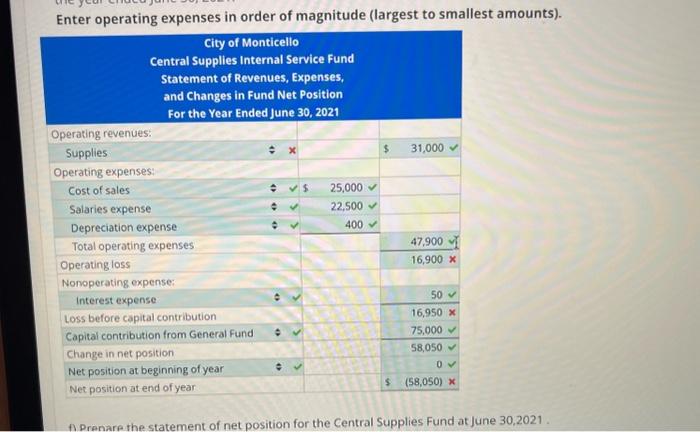 for the purpose of handling the acquisition and disbursement of supplies for