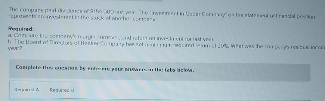 Company Statements of Financial Position Beginning Balance Assets Endine Balance Accounts receivable