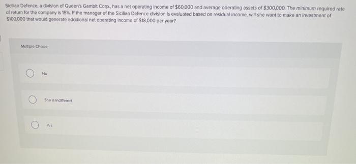  1 2 please answer both question Sicilian Defence, a division of