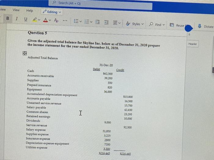  Search (Alto) View View Help Editing O Av Ao Ex Ev