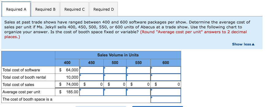Rita Jekyll operates a sales booth in computer software trade shows, selling