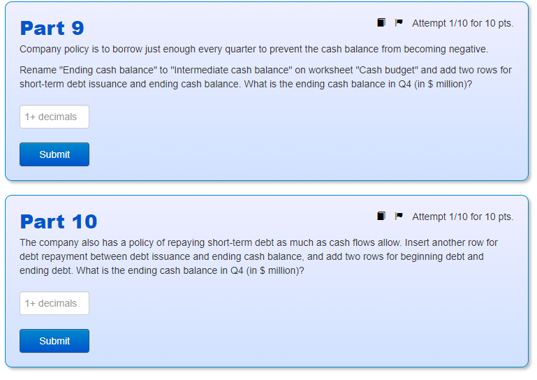 Q2 Q3 Q4 Q1 Sales 69 63 68 70 82.8 75 Your