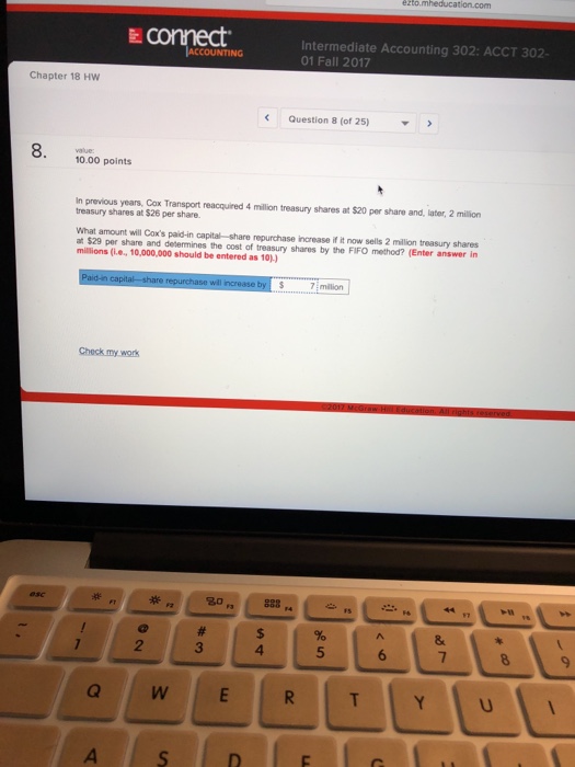 connect Intermediate Accounting 302: ACCT 302 01 Fall 2017 ACCOUNTING Chapter 18