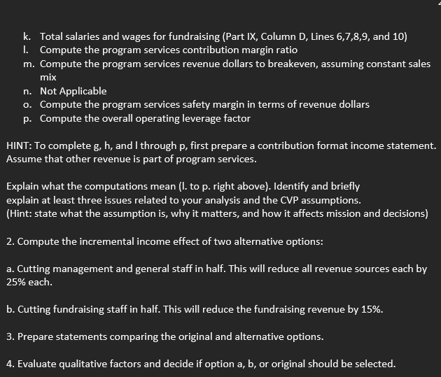 the Excel template (using the Form 990-line item indicated): a. Name of
