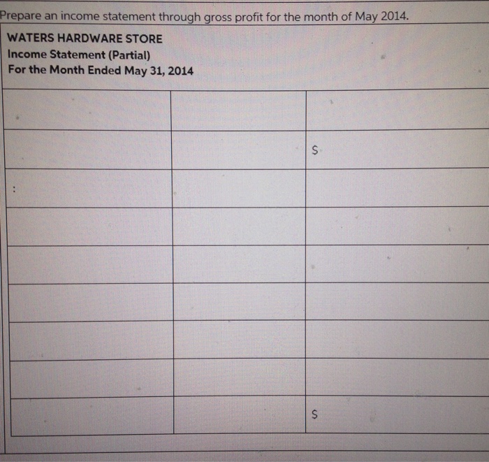 Purchased merchandise for cash $3,390. 15 Received $251 refund for return of