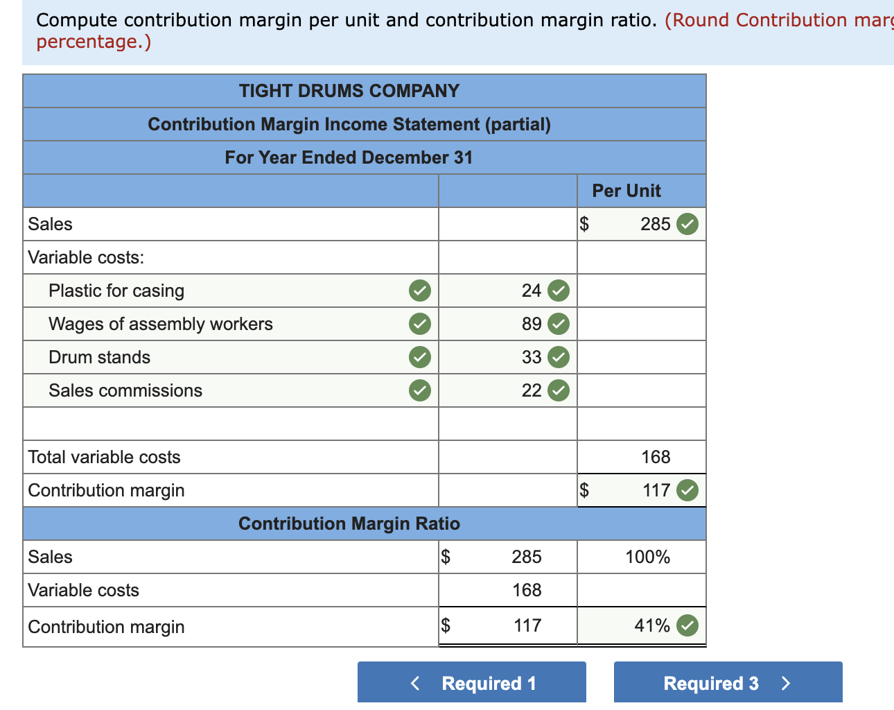 sale of 4,350 drum sets manufactured by Tight Drums Company for the