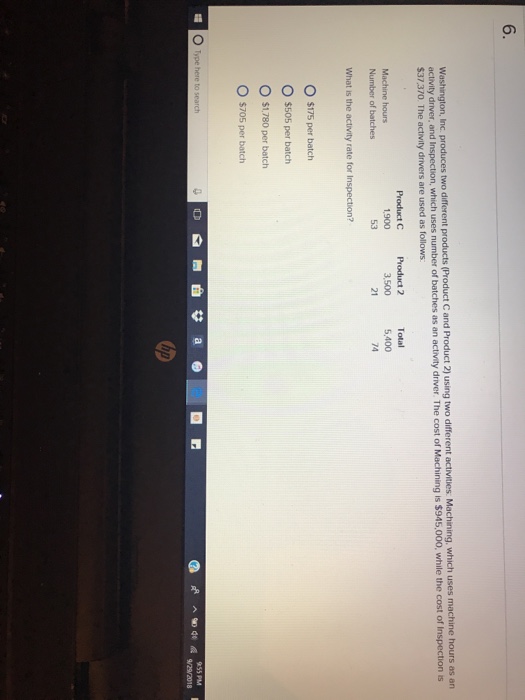  6. s (Product C and Product 2) using two different activities