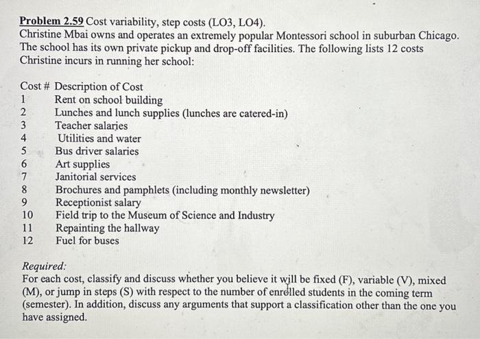 a diversified firm with numerous plants. Each plant is devoted to producing