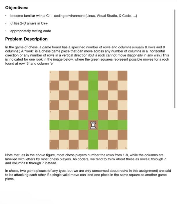  Objectives: - become familiar with a C++ coding environment (Linux, Visual
