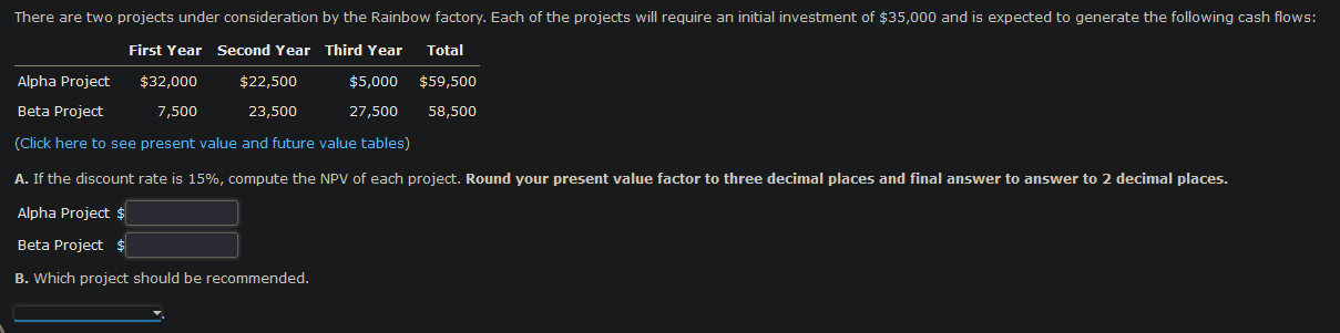 ----------------------------------------------------------------------- \begin{tabular}{lrrrr} & First Year & Second Year & Third Year