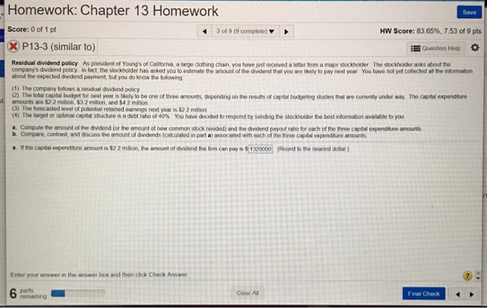  Please show ALL work and complete ALL steps! Thank you in