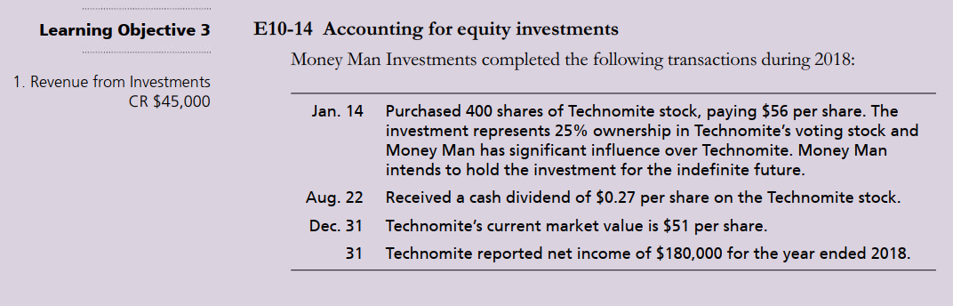 Please explain your question. Thank you! Learning Objective 3 E10-14 Accounting
