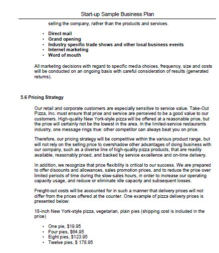 their awareness of Take-Out Pizza, Inc., and their pizza service offerings. In