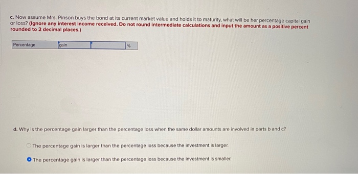 a 8 percent coupon rate. It currently has 15 years remaining to