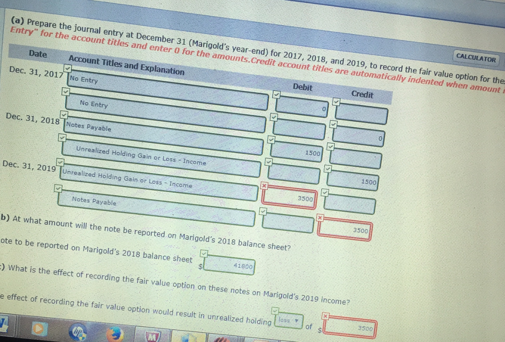 Marigold Company commonly issues long-term notes payable to its various lenders. Marigold