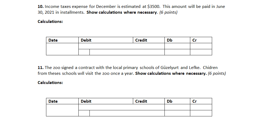 (((( USING THE JOURNAL ENTRIES AND USING THE GIVIN TABLES AND SHOWING