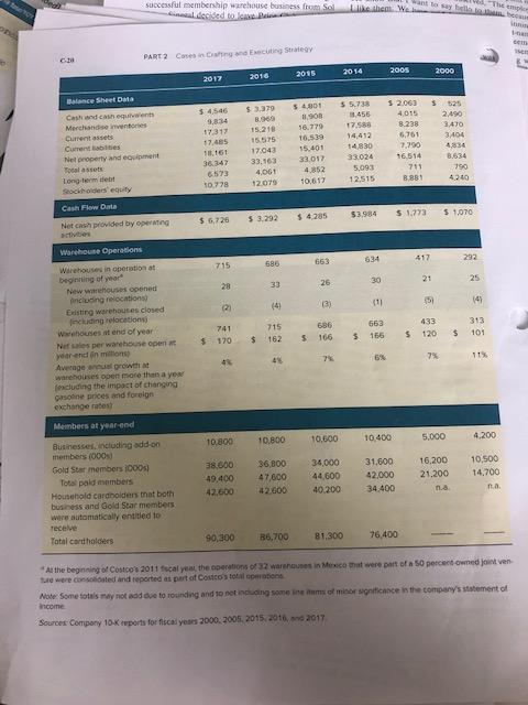 ratios over each year provided in Exhibit 1. Then use the data