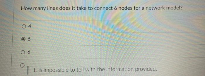 How many lines does it take to connect 6 nodes for