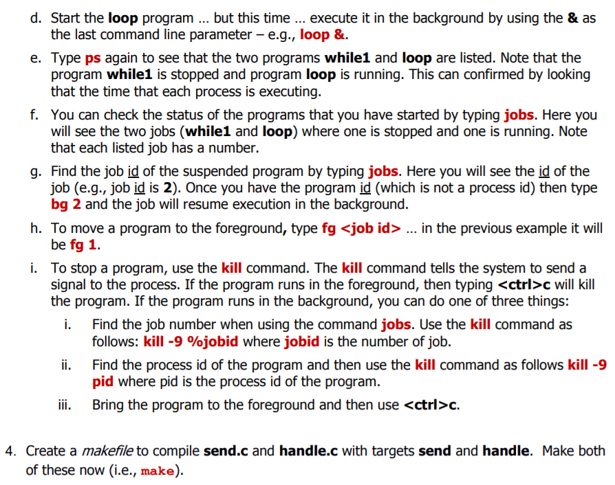 with these two parts. fork1.c #include "stdio.h" #include "stdlib.h" #include int main()