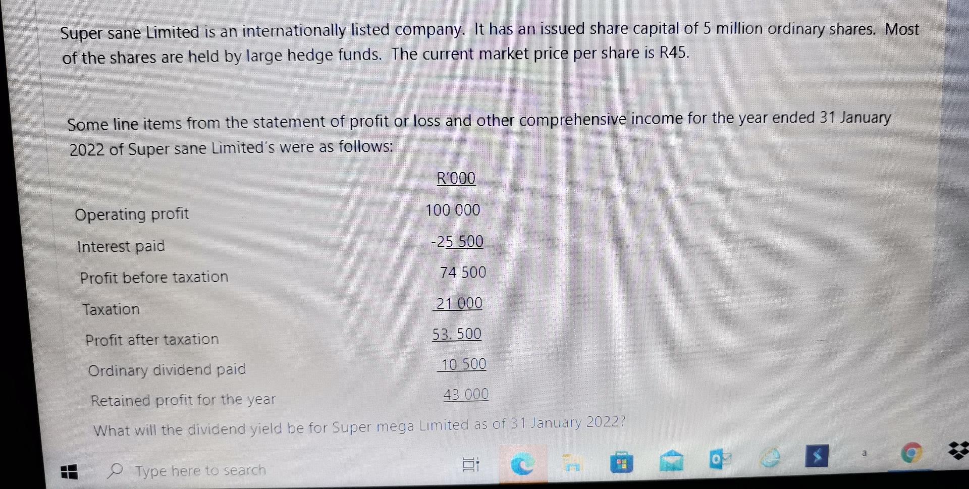 an annual basis. The credit terms of the supplier is 2.5/15 net
