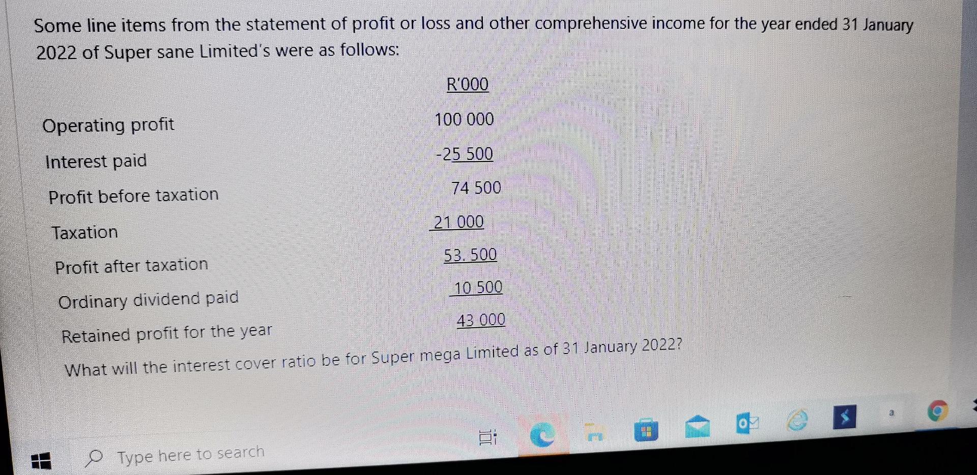 other financing option at an effective annual rate of 17% O b.
