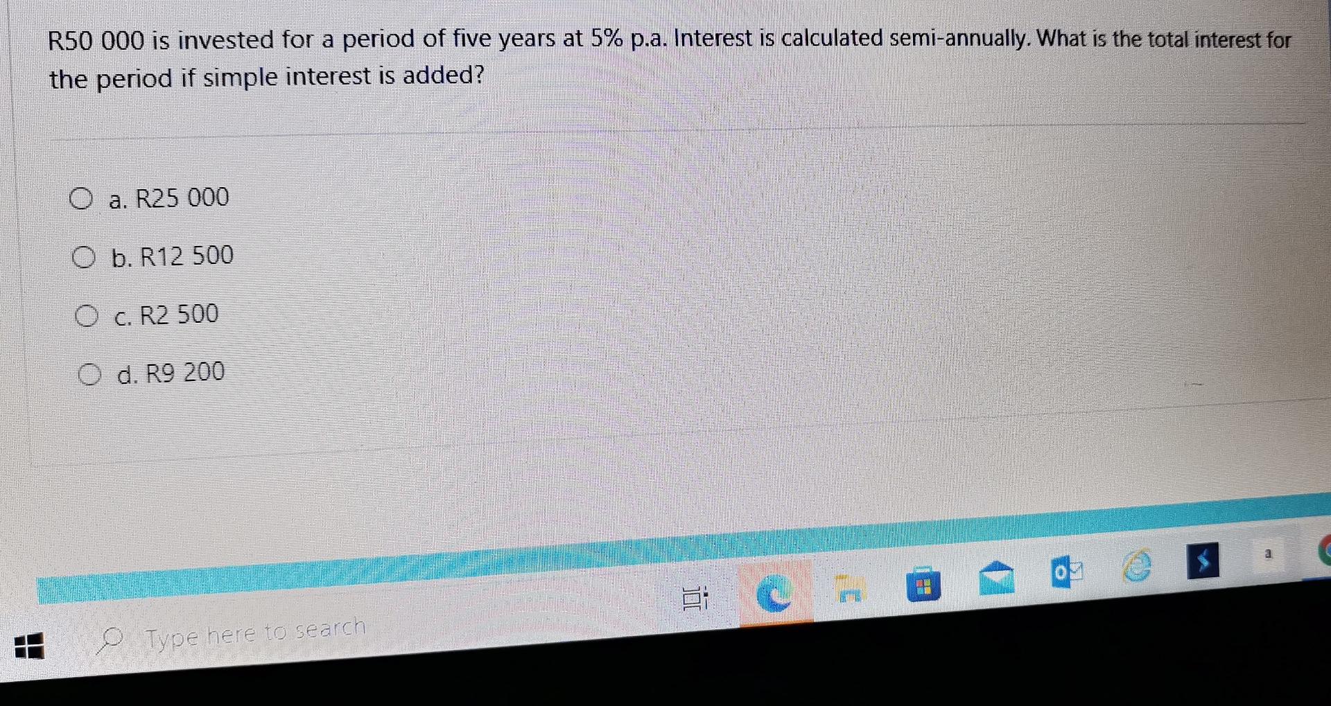 at an effective annual rate of 17% Type here to search II