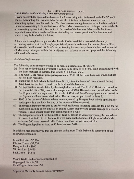 the following transactions from last month to enter into the system. Sold
