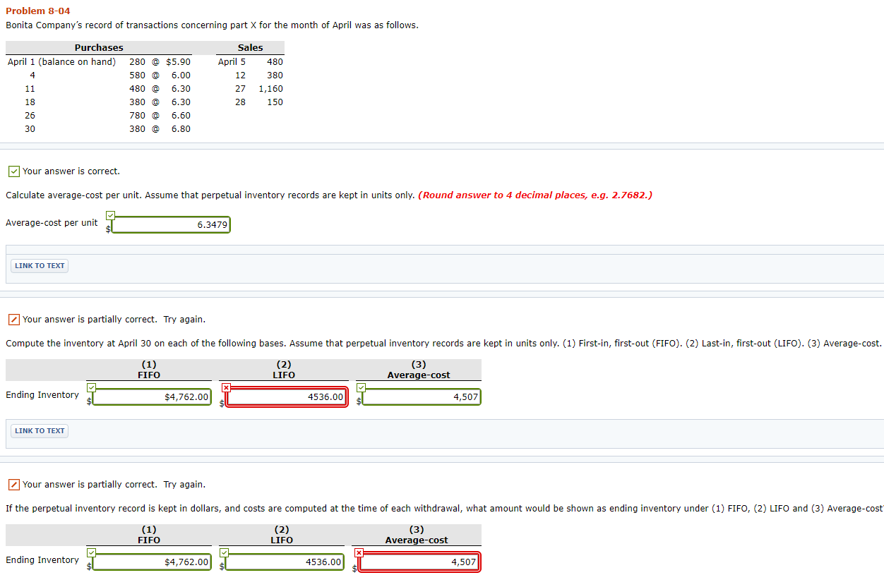 Please help me with the two answers in Red. Rounded to 0
