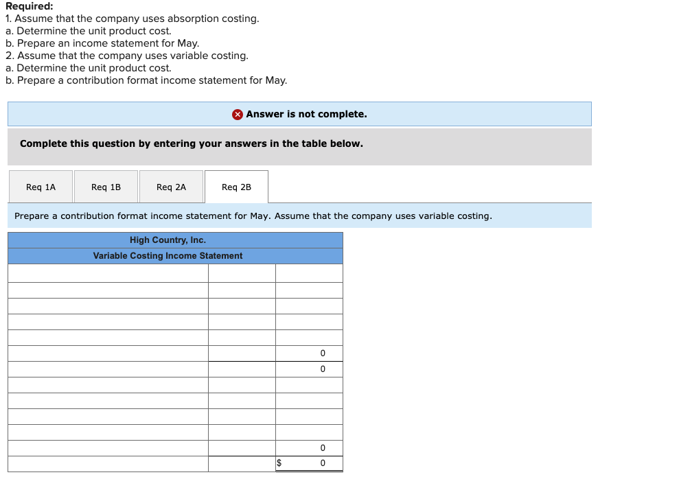 cost per unit 18 Direct labor cost per unit Fixed manufacturing overbead