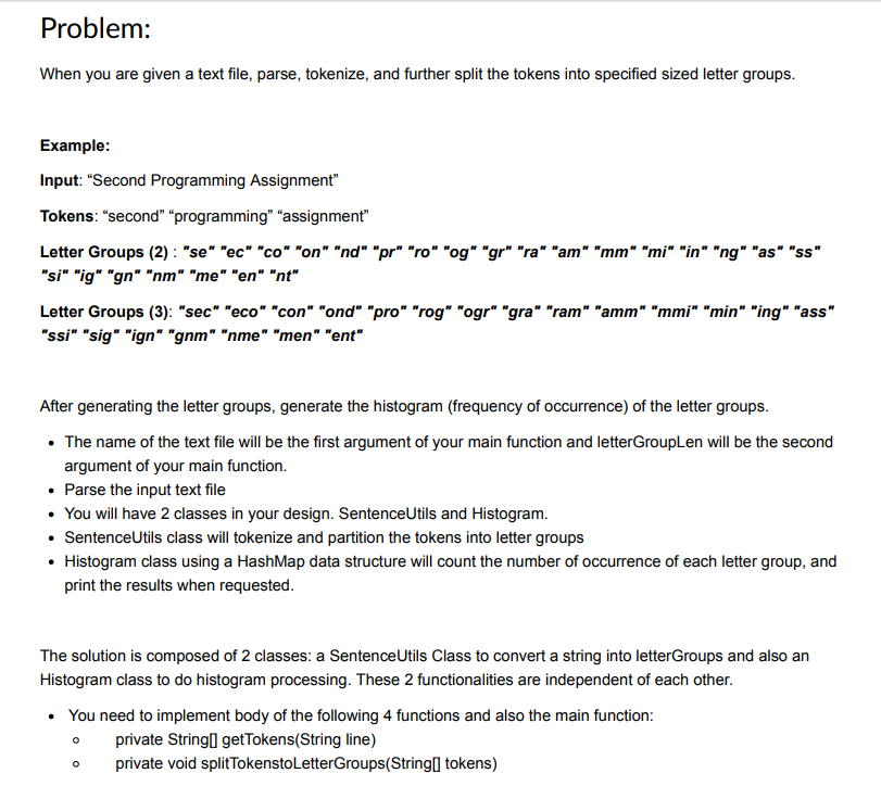 Java programming language usage only. Given code: https://pastebin.com/axGBTZUd Problem: When you are