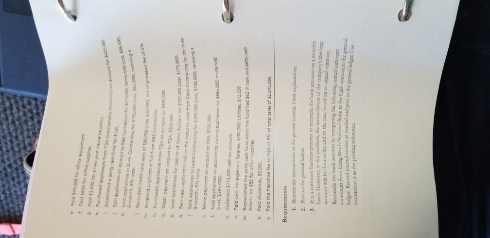 Natural Re 0 Beginning Balance, January 1, 2018 Deposits and other credits