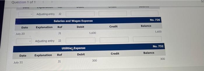 the insurance expired. (3) An inventory count shows $100 of supplies on