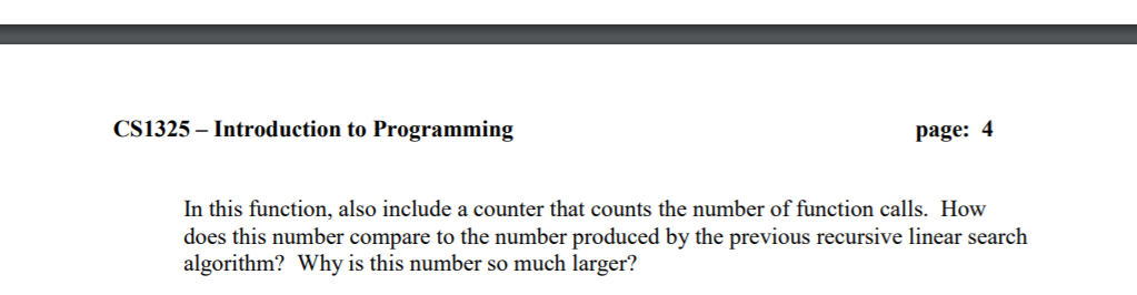 described as a "recursive function call." Recursion can be applied successfully to