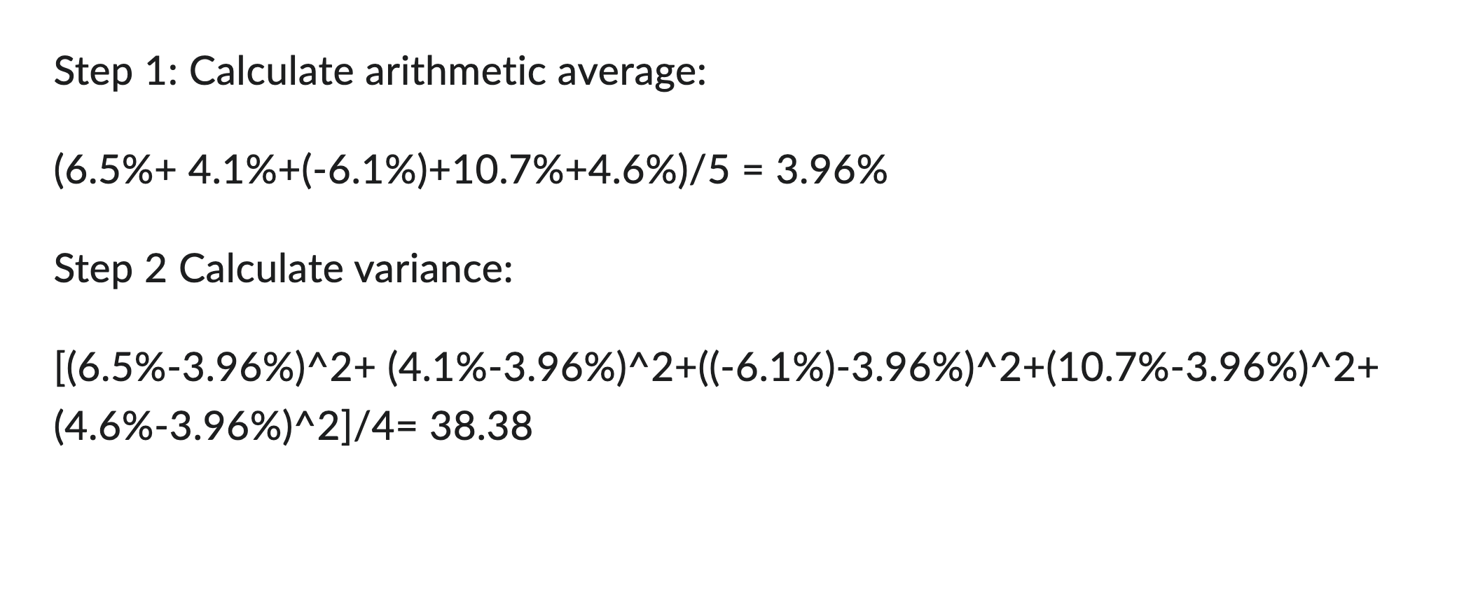 Year 3 -10.7% Year 4 7.0% Year 5 7.2% Round the answer