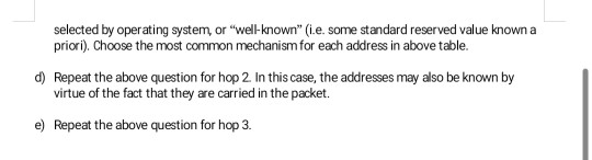 the end of this document, answer the following questions. a) Suppose an