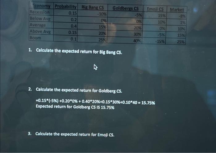 please write out the formula like it is in number 2 1.