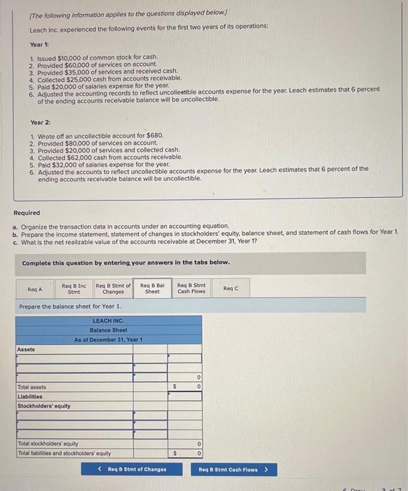 3. Provided $35,000 of services and received cash. 4. Collected $25,000 cash