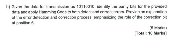 based on cyclic redundancy check (CRC) having the divisor 1001. Suppose the