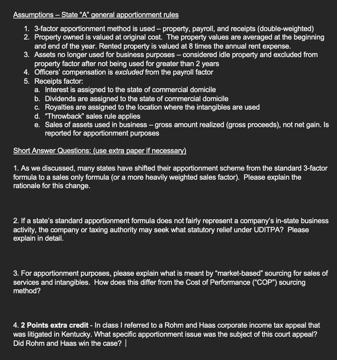 and data from the attached worksheet to calculate DAC Pack Company's 3-factor