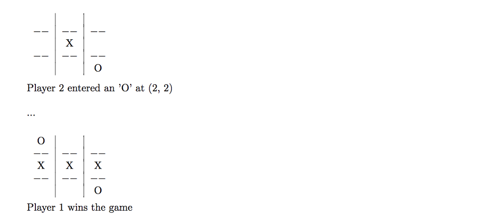 an interactive tic tac toe game between two players. The game starts