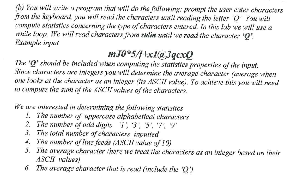 C Programming Language!! Thumbs-Up given for quality response! (b) You will write