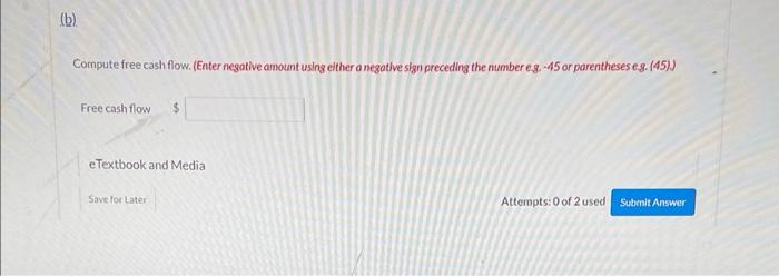 flows for 2022 using the indirect method. (Show amounts that decrease cash